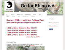 Tablet Screenshot of go-for-rhino.de